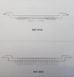 VUE DE PROFIL DES REF 0733 ET 0833